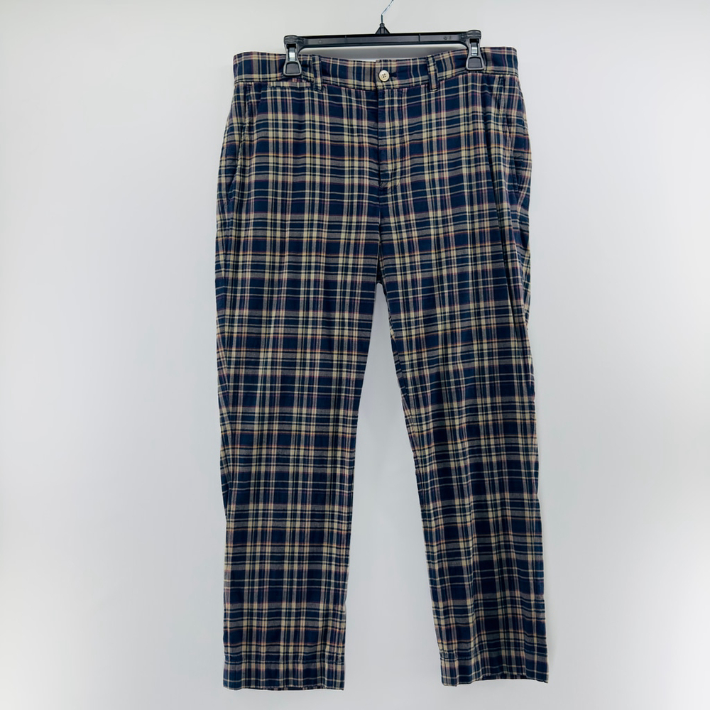 POLO RALPH LAUREN Lagenloook PREPPY Plaid Ankle Cropped TROUSERS Pants WOMENS 12 - Picture 2 of 10